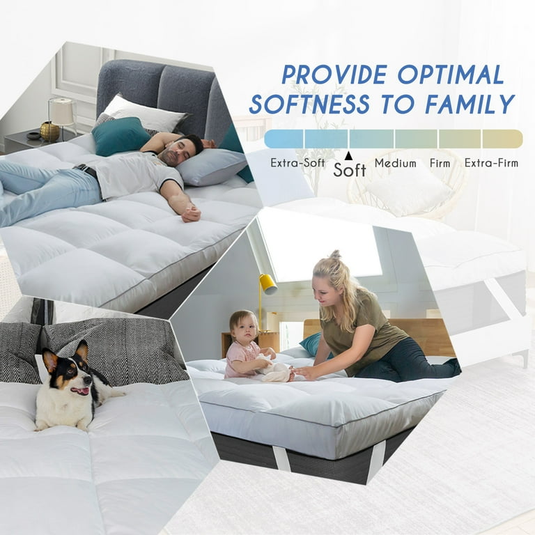 Extra firm deals mattress topper walmart