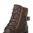 thumbnail image 4 of Globalwin Women's Brown Boots For Women Combat Boots 8M, 4 of 8