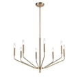 thumbnail image 3 of Millennium Lighting 8168-MG Laurell 8 Light 30" Wide Taper Candle Style Chandelier - Gold, 3 of 5