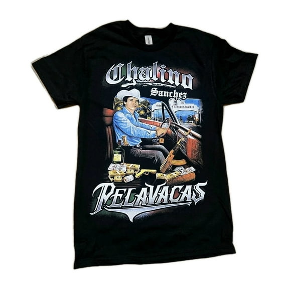 Reprint Rare Chalino Sanchez Pelavacas Activo T-shirt