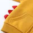 thumbnail image 3 of Edvintorg Hoodies for Boys Cute Dinosaur Print Zipper Keep Warm Coat Jackets Winter Girls Sweatshirt Long Sleeve Tops 3-9 Years Children Outdoor Casual Sportswear, 3 of 6
