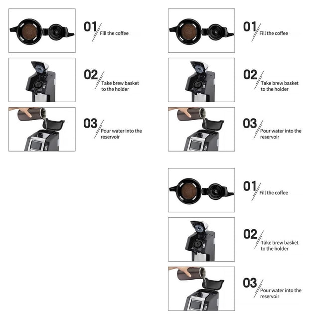 tamizeot Filtre à Café Tasse Boisson Réutilisable Maille Fine Passoire à Thé Panier Acier Inoxydable Cafetière Alternative Pièce Accessoire 3Ensemble