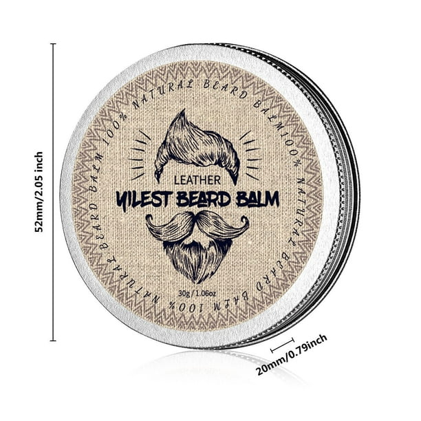 Crema para barba 30g para hombre. Cuidado hidratante y suavizante. Cera para barba.