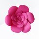 thumbnail image 5 of FELTECHELECTR 1 pieza de 20 cm de flores de papel 3D para decoración de pared, ideal para fiestas, hogar, bodas, etc. (Rosa rojo), 5 of 7