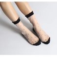 thumbnail image 3 of HAHDAXIA Womens 6 Pairs Ultrathin Transparent Lace Elastic Short Socks, 3 of 7