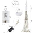 thumbnail image 4 of 1 Pack Firework Lights, 200 LED Starburst Lights, Outdoor Garden Lighting,Christmas String Lights Waterproof 8 Modes Battery Powered with Remote Control for Garden, Christmas, Party,Outdoor,Indoor, 4 of 8