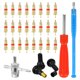 thumbnail image 1 of GOOHOCHY Juego de 43 herramientas de reparación e instalación de neumáticos de coche, extractor de núcleos y extractor de neumáticos., 1 of 7