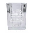 thumbnail image 4 of Plymouth State University Alumni 2 Ounce Square Shot Glass laser etched logo Design 4-Pack Officially Licensed Collegiate Product, 4 of 4