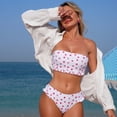 thumbnail image 2 of Swimsuits for Women Tankini Swimsuits Floral Print Tankini Swimsuit Bikini Separates Two Piece Bathing With, 2 of 9