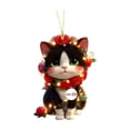 thumbnail image 2 of Llavero colgante de acrílico | Adorno de gatitos rosas en 2D para espejo retrovisor del coche, mochila o decoración del hogar, 2 of 9