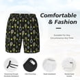 thumbnail image 3 of Fotbe Tennis Rackets Men’s Swim Trunks Quick Dry Swim Shorts Board Shorts with Mesh Lining-Medium, 3 of 9