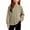 Khaki, variant on ITSAME Cotton Sweatshirt for Girls Loose Fit Round Neck Long Sleeve Shirt Fall Winter Casual Pullover Tops Pink Size 12
