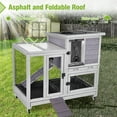 thumbnail image 6 of BUTINGLALE Rabbit Cage Indoor Rabbit Hutch Bunny Hutch Outdoor, Guinea Pig Cages with Removable Bottom Wire Netting - Easy Clean Large, 6 of 7