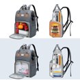 thumbnail image 3 of Mochila versátil para mujer con compartimento aislado / Mochila para portátil de 15,6 pulgadas - Mochila de trabajo con 1 bolsa a prueba de fugas y 1 Cool Pack, gris, 24 Lang, 3 of 6