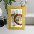 thumbnail image 5 of Rusted Loops II - Framed Print w/glass - Sunflower Yellow, 5 of 8