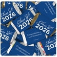 thumbnail image 2 of Graduation Candy Favors (85 Stickered Kisses & 34 Wrapped Miniatures) - Blue Class of 2026, 2 of 8