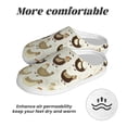 thumbnail image 6 of Disketp Chicken Cartoon Women's Men's Slippers Plush Slip-On House Slipper for Winter Indoor Soft Cushion Non-slip Fluffy Slides Slippers-13, 6 of 7