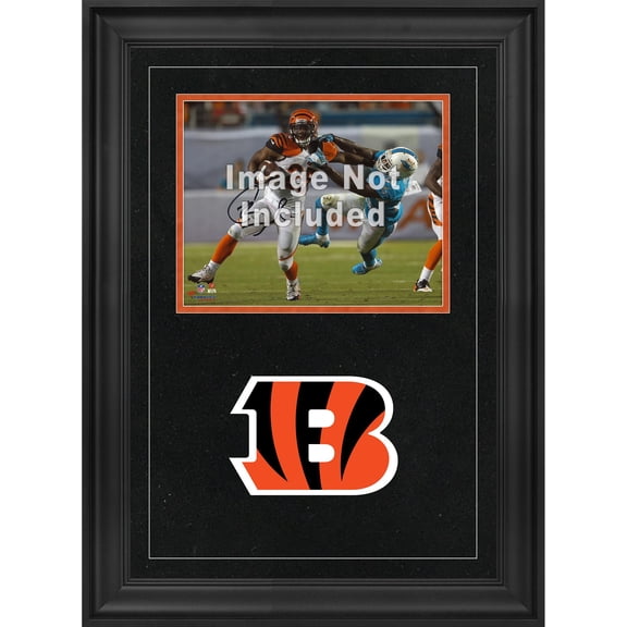 Cincinnati Bengals Deluxe 8" x 10" Horizontal Photograph Frame with Team Logo