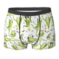 thumbnail image 6 of Men's Boxer Briefs, Funny Frogs dancing camera cute Soft Comfy Mens Underwear Boxer Briefs Breathable With Widen Waist, 6 of 7