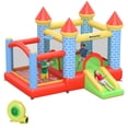 thumbnail image 1 of Qaba 9.2 x 9.5FT Bounce House, 4 in 1 Inflatable Bouncy Castle for Kids, 1 of 10