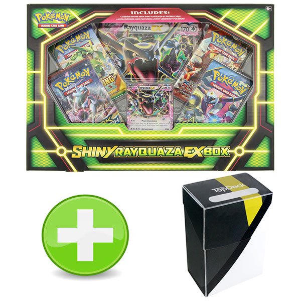 Shiny Rayquaza EX Box with 1 Ultra Ball Colorway Deck Box