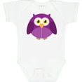 thumbnail image 3 of Inktastic Purple Owl Bird Boys or Girls Baby Bodysuit, 3 of 5