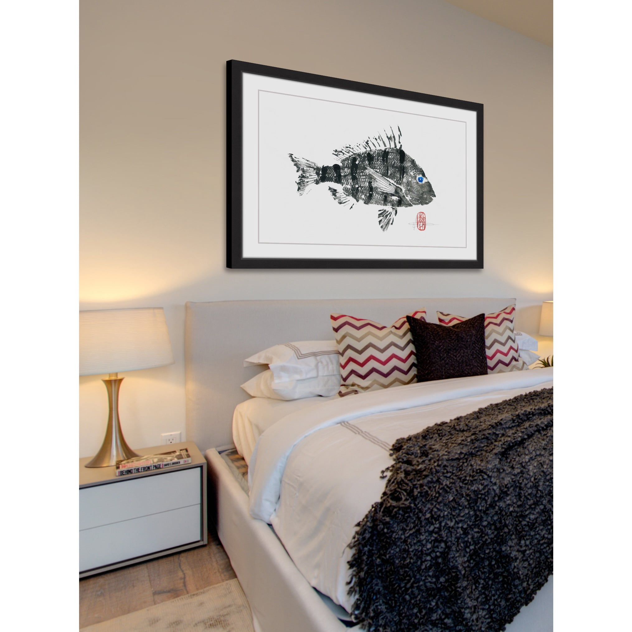 "Sheepshead" Framed Painting Print