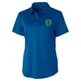 thumbnail image 2 of Women's-Cutter & Buck  Blue Seattle Sounders FC Prospect Eco Textured Stretch Recycled Polo, 2 of 3