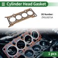 thumbnail image 2 of Junta de Cabeza de Cilindro Unique Bargains Número de Junta de Motor ZY0110271A para Mazda 3 1.6L 2003-2014 Izquierda y Derecha 1 Pcs, 2 of 6