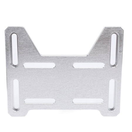 Suodoka Adjustable Engine Mount Adapter Bracket with Hardware Aluminum High Hardness Long Durability for Mini Bike Go Kart Silver