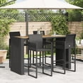 thumbnail image 3 of vidaXL Garden Bar Table Black, 3 of 10