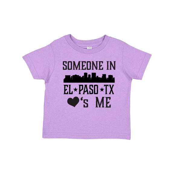 Inktastic El Paso Texas Someone Loves Me Skyline Boys or Girls Toddler T-Shirt