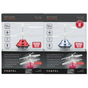 Propel Hovermaxx II Magic Hand Controlled UFO 2 Pack Red Silver