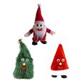 thumbnail image 7 of Ruanlalo Electric Animated Santa Hat Christmas Tree Toy with Walking Shaking Functions Festive Holiday Tabletop Decor Kid-Friendly Fun Xmas Ornaments, 7 of 7