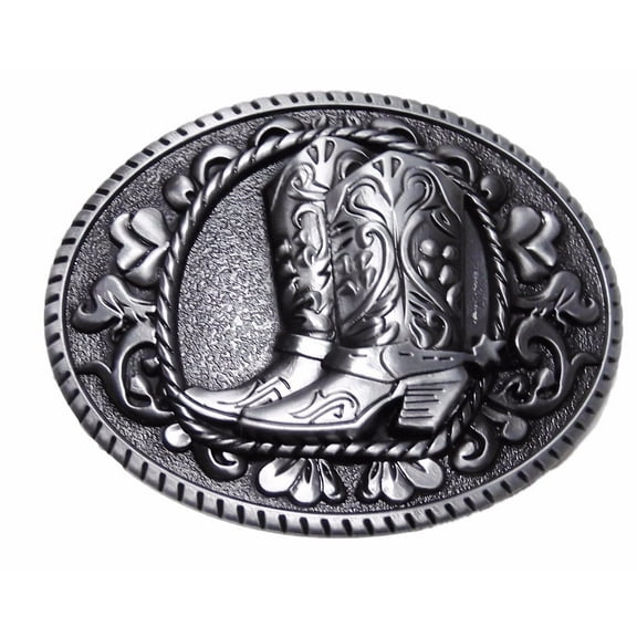 Western Cowboy Boots Metal Belt Buckle