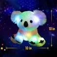 thumbnail image 3 of 10 Pouces de Musique Rougeoyante Accroupi Koala Peluche Jouet, 3 of 10