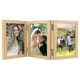 thumbnail image 1 of Marco de fotos de madera clara 10 x 15 cm YUANXCMXG Collage plegable, 1 of 5