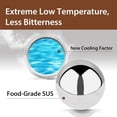 thumbnail image 3 of Frozen Espresso Ball for Espresso Coffee, Reusable Stainless Steel Cocktails Chiller Sphere/Ice Rock, 3 of 8