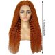 thumbnail image 1 of Peluca pequeña rizada con encaje frontal Fiudx cabello largo y rizado naranja, 1 of 7