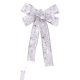 thumbnail image 5 of Led Tree Top Topper Ribbon Bow Light Up Bow Xmas Hanging Decorations, 5 of 7