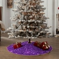 thumbnail image 6 of Kll Purple Glitter Christmas Tree Skirt 36",Party Decorations Farmhouse For Christmas Decorations Holiday Party, 6 of 8