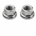 thumbnail image 2 of Axle Lock Nut Set, M9 M10 Flange Fastening Screw for Bicycle Front and Rear Wheel Hub, Flower Drum Locknut Accessory, 2 of 3