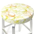 thumbnail image 3 of Bingfone Lemon Potatoes Padded Round Bar Stool Cover Cushion with Elastic Fabric Round Chair Seat - Lemon Potatoes, 3 of 7