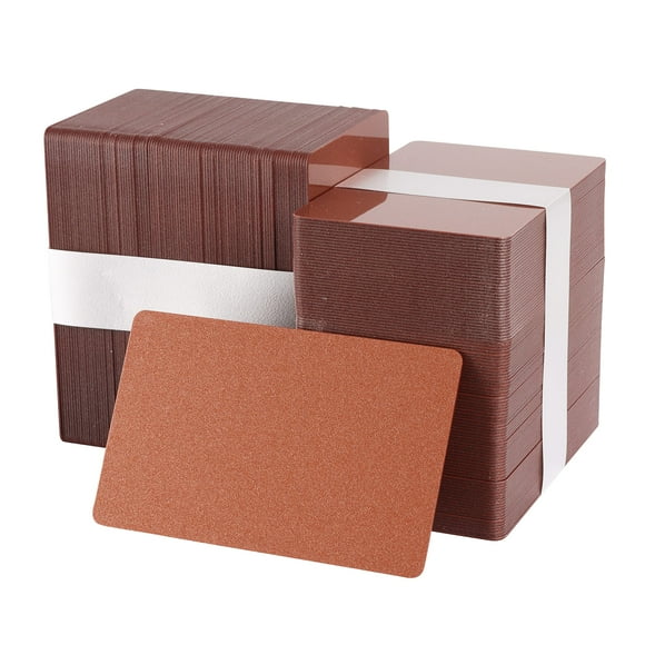 Pack of 500 Copper CR80 PVC Cards | 30 mil by easyIDea