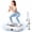 White, variant on Patbrela Vibration Plate Exercise Machine, Whole Body Vibration Platform, 99 Vibration Levels, 9 Preset Programs, Resistance Bands, Remote & LED Display Controls, 350lb Capacity, Black
