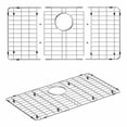 thumbnail image 4 of Sink Bottom Grid, Stainless Steel Sink Protector 27-9/16" x 14-9/16" with Rear Drain Hole, Sink Grate Sink Rack for Bottom of Kitchen Sink Bowl with Sink Hole Cover 1 pack, 4 of 10