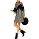 thumbnail image 1 of INC Womens Fringe-Trim A-line Shirt Dress, Negro, X-Large I-N-C A-line, vestido de camisa, 1 of 2