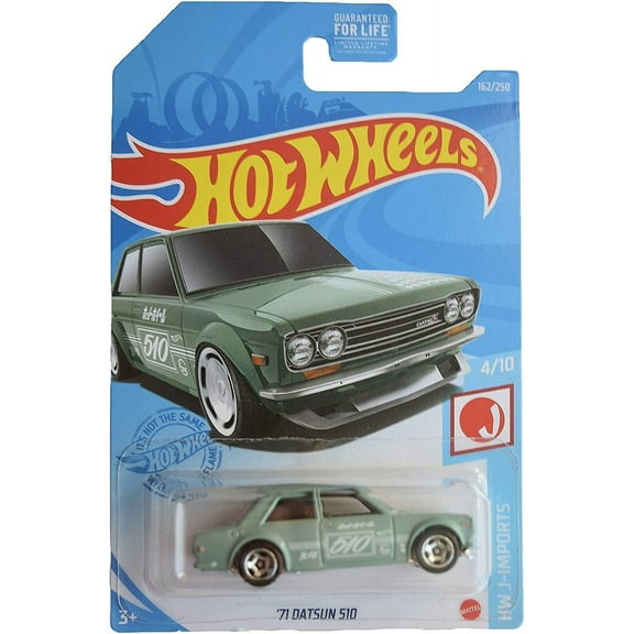 Hot Wheels '71 Datsun 510 (Green) 2021 HW J-Imports