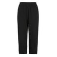 thumbnail image 3 of ZANZEA Women Elastic Waist Solid Color Side Pockets Pants Trousers, 3 of 4