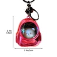 thumbnail image 3 of ¡Oferta Imperdible!, Llavero con luz de noche en forma de mochila escolar con forma de oso de metal, colgante con luz ambiental, máquina de captura, regalo Akmoler, 3 of 9